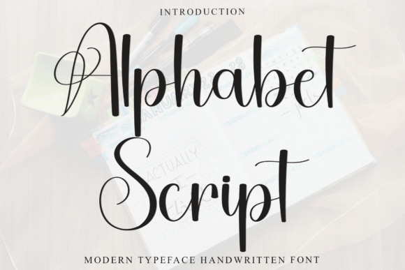 Alphabet Script: A Handwritten Font for Elegant Branding Projects
