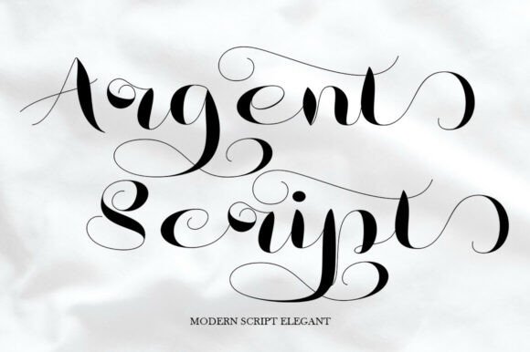 Argent Script: Elegant Calligraphy for Makers