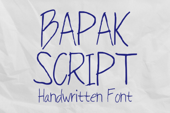 Bapak Script: A Thin Handwritten Font That Elevates Small Business Branding