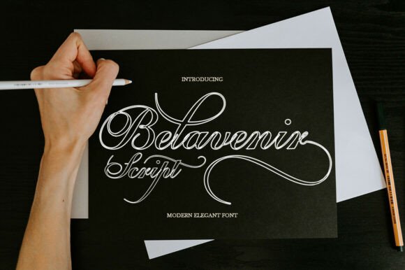 Belavenir Script: The Elegant Font for Digital Branding