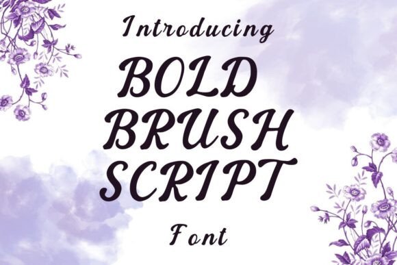Bold Brush Script: The Handwritten Font That Elevates Your Craft and Product Designs