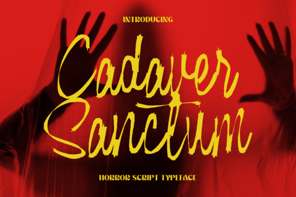 Cadaver Sanctum Script: A Horror Font for Bold Campaigns