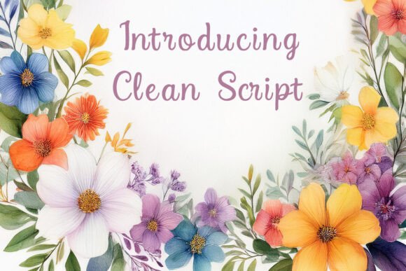 Clean Script: A Versatile Handwritten Font for Makers