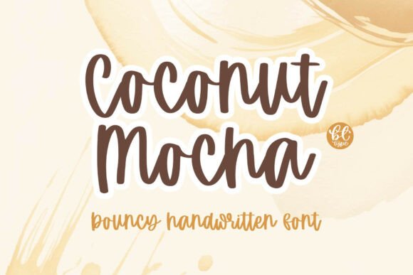 Coconut Mocha: A Coffee-Inspired Script Font for Handmade Branding and Product Design