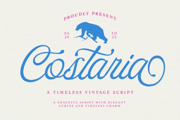 Costaria Script: A Luxury Display Font Review