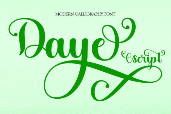 Daye Script: A Modern Calligraphy Font for Elegant Editorial Design