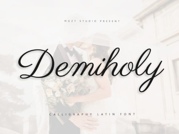 Demiholy Script: Elegant Free Font for Creative Designs