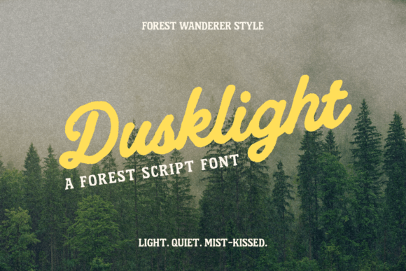Dusklight Script Font: Elevate Your Brand with Timeless Elegance