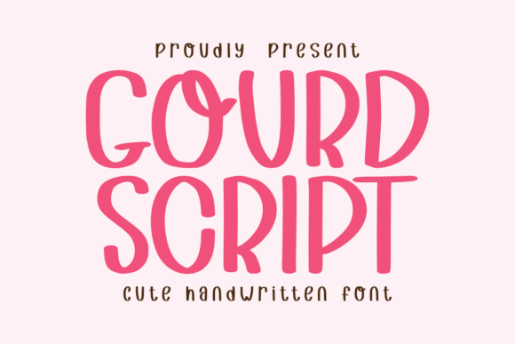 Gourd Script: A Playful Handwritten Font for Digital Marketing Magic