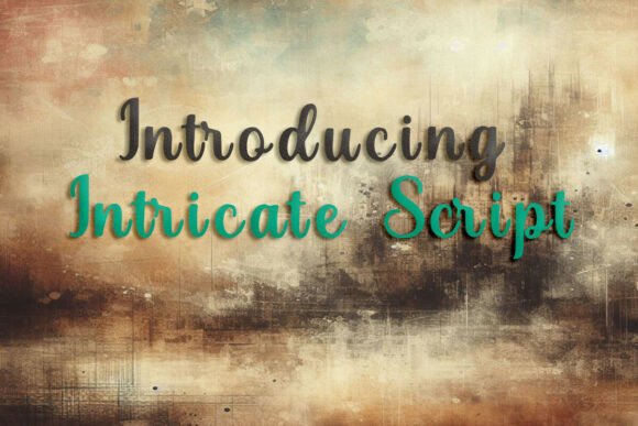 Intricate Script: A Premium Font for Elegant Campaigns