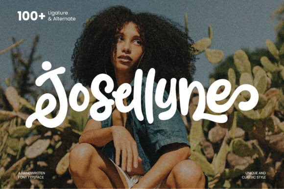 Josellyne Script Pro: A Bold Handwritten Typeface for Makers