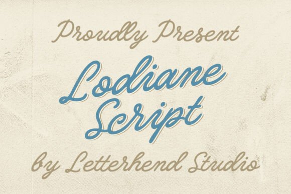 Lodiane Script: A Vintage-Inspired Font for Elegant Editorial Design
