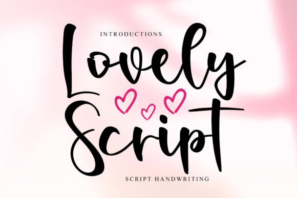 Lovely Script: A Stylish Handwritten Font for Crafters and Sellers