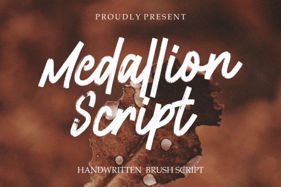 Medallion Script: A Bold Handwritten Brush Font for Design