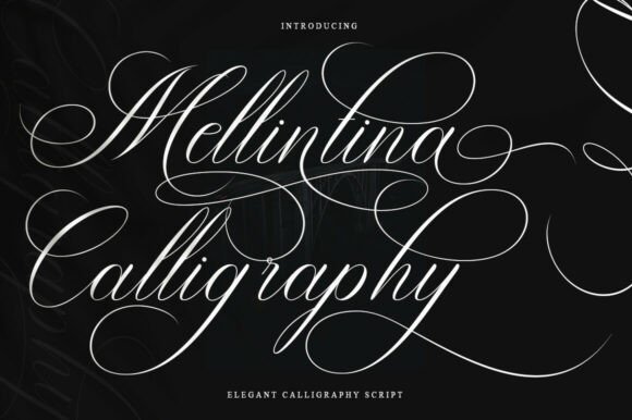 Melintina Calligraphy: A Luxurious Script Font for Elegant Branding