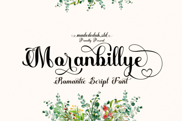 Moranbillye Script: A Premium Font for Elegant Branding