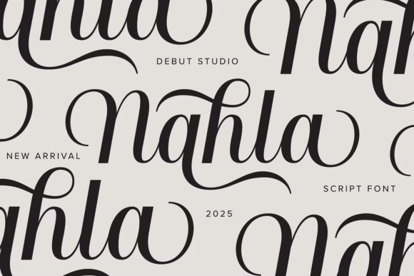 Nahla Script: A Premium Font for Small Business Branding