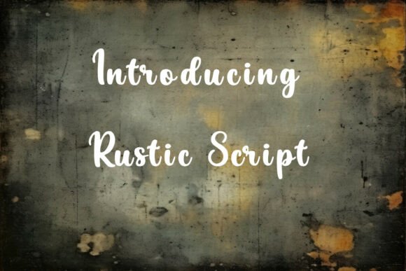 Rustic Script: The Versatile Font for Creative Campaigns
