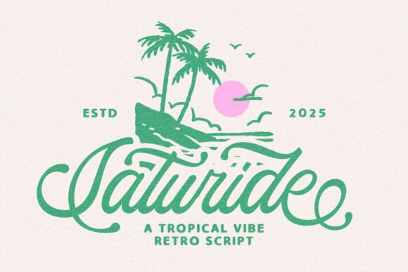 Saturide Script: A Vintage Font for Modern Brands