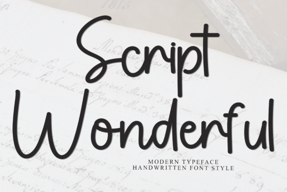 Script Wonderful: A Festive Typeface for Small Business Branding