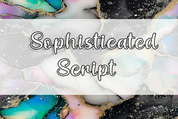 Sophisticated Script: A Premium Typeface for Elegant Branding