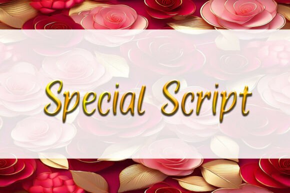 Special Script: The Elegant Font for Custom Branding