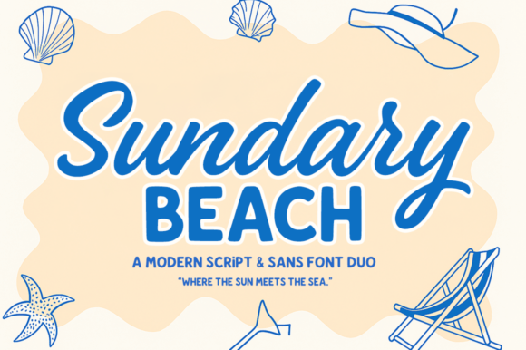 Sundary Beach Duo: A Chic Font for Modern Editorial Design
