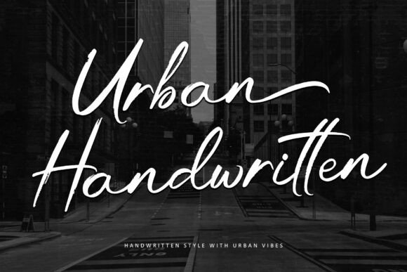 Urban Handwritten: A Bold Script Font for Handmade Labels, Invitations, and Creative Packaging