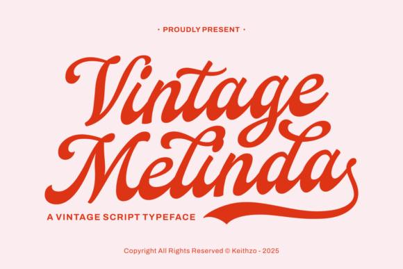 Vintage Melinda: A Timeless Script Font for Elegant Web Design
